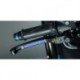 Levier de frein repliable/réglable LIGHTECH Alien alu inserts caoutchouc noir Yamaha MT-07/09