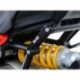 Cache orifice repose-pieds gauche R&G RACING noir Ducati Monster 1200R