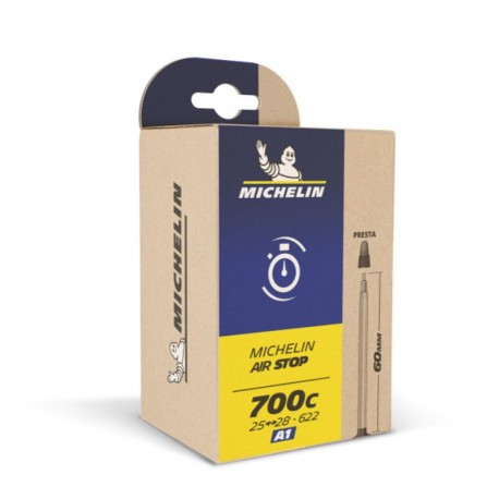 Chambre à air vélo MICHELIN A1 Air Stop 18/25x622 48mm