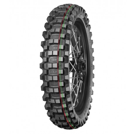 Pneu MITAS TERRA FORCE-MX MH 120/80-19 63M TT MEDIUM HARD TERRAIN RED GREEN NHS