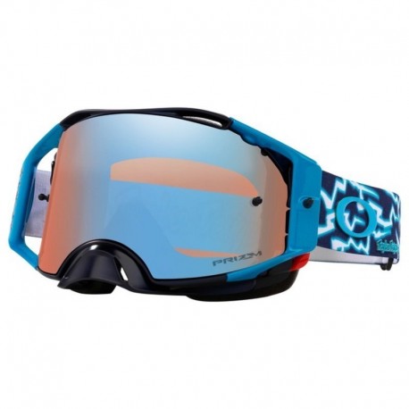 Masque OAKLEY Airbrake MX TLD Blue Lightning - Écran Prizm MX Sapphire