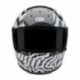 Casque BELL Eliminator Carbon - Deathspray Gloss Black/White/Black