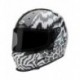 Casque BELL Eliminator Carbon - Deathspray Gloss Black/White/Black