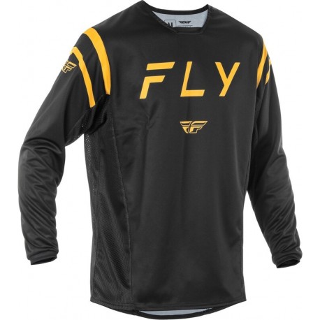 Maillot FLY RACING Kinetic Center - noir/or