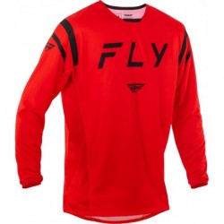 Maillot FLY RACING Kinetic Center - rouge/noir