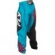 Pantalon enfant FLY RACING F-16 - Cyan/noir/rouge