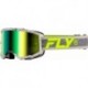 Masque FLY RACING Zone Dark Grey/Hi-Vis - écran Iridiscent Green