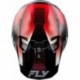 Casque FLY RACING Formula S Carbon Protocol - noir carbone/rouge