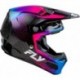 Casque FLY RACING Formula S Carbon Protocol - noir carbone/bleu/rose