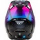 Casque FLY RACING Formula S Carbon Protocol - noir carbone/bleu/rose