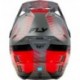 Casque FLY RACING Formula CP Slice - gris/rouge/noir