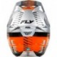 Casque FLY RACING Formula CP Slice - gris/orange/noir