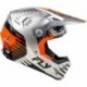 Casque FLY RACING Formula CP Slice - gris/orange/noir