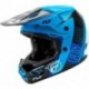 Casque FLY RACING Kinetic Rally - bleu/noir/blanc