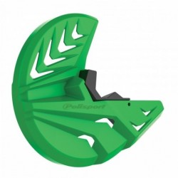 Protection de bas de fourche et disque avant POLISPORT - Kawasaki KX250/450