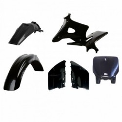 Kit plastique POLISPORT noir - Kawasaki KX 125/250