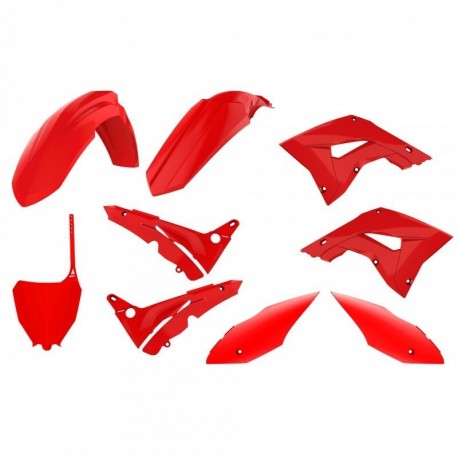 Kit plastique POLISPORT rouge - Honda CR125R