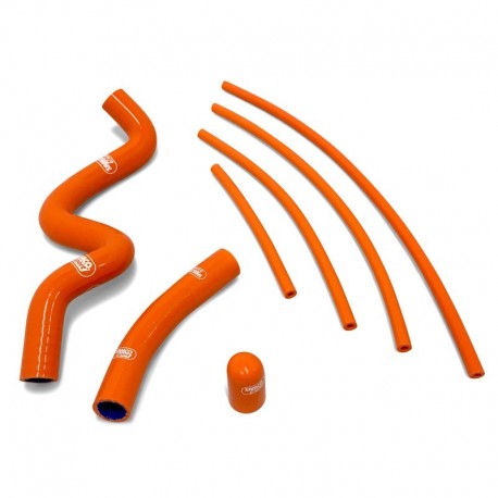 Durites de radiateur SAMCO orange - 7 durites KTM RC390