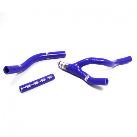 Durites de radiateur SAMCO kit transformation Y bleu 4 durites Yamaha YZ250F