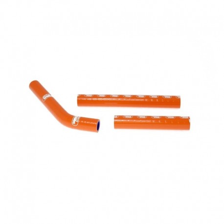 Durites de radiateur SAMCO orange 3 durites KTM