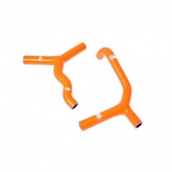 Durites de radiateur SAMCO orange 2 durites KTM SX85