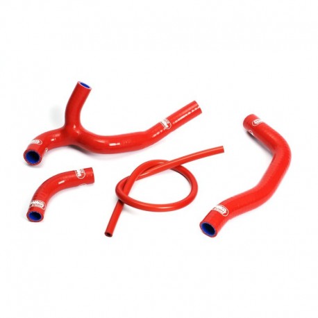 Durites de radiateur SAMCO kit transformation Y rouge 4 durites Honda CRF450R