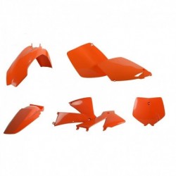 Kit plastique POLISPORT orange KTM SX125