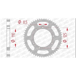 Couronne AFAM acier standard 59104 - 428