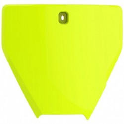 Plaque numéro frontale POLISPORT jaune fluo Husqvarna