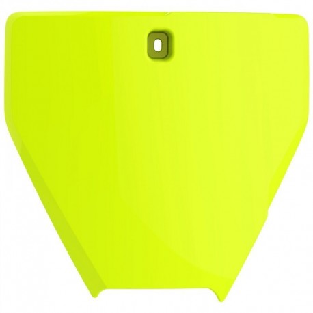 Plaque numéro frontale POLISPORT jaune fluo Husqvarna