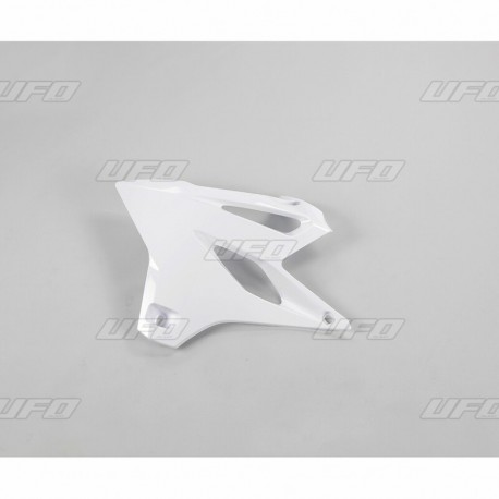 Ouïes de radiateur UFO blanc Yamaha YZ85