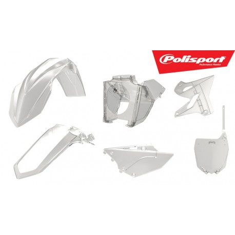 Kit plastique POLISPORT transparent/restyle Yamaha