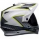 Casque BELL MX-9 Adventure Mips Dalton - Taille 2XL - Blanc/Jaune Hi-Viz