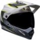 Casque BELL MX-9 Adventure Mips Dalton - Taille 2XL - Blanc/Jaune Hi-Viz