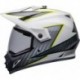 Casque BELL MX-9 Adventure Mips Dalton - Taille 2XL - Blanc/Jaune Hi-Viz