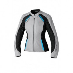 Veste femme RST Ava CE textile - argent/noir/bleu