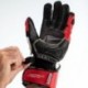 Gants RST TracTech Evo 4 cuir - rouge/blanc/noir