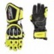 Gants RST TracTech Evo 4 cuir - jaune fluo/noir