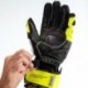 Gants RST TracTech Evo 4 cuir - jaune fluo/noir