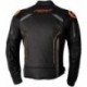 Veste RST S1 CE cuir - noir/gris/orange fluo