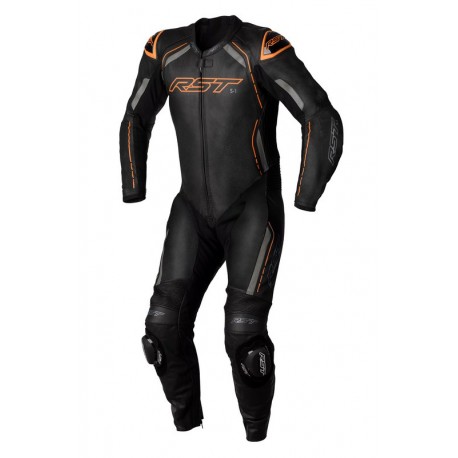 Combinaison RST S-1 CE cuir - noir/gris/orange fluo taille M