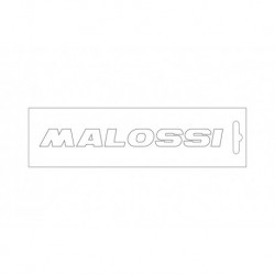 Stickers MALOSSI blanc - 14 cm