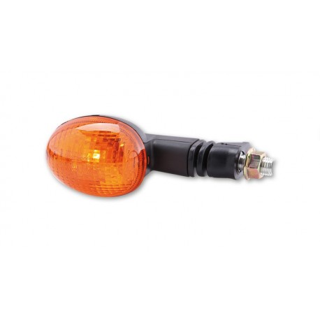 SHIN YO Mini turn signal, oval, black