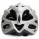 Casque V BIKE blanc/argent moulé (m55-58cm)