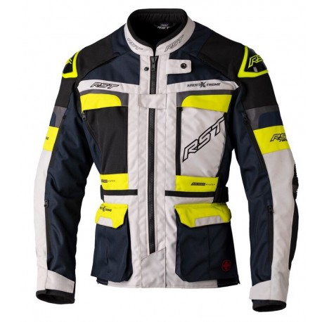 Veste RST Race Dept Adventure X-Treme CE textile - argent/navy/jaune