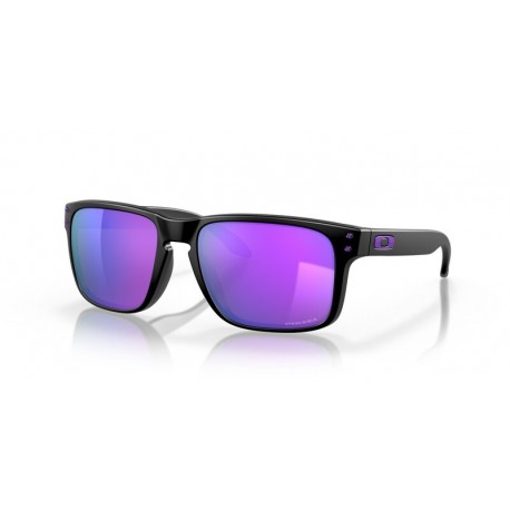 Lunettes de soleil OAKLEY Holbrook Verres Prizm Violet - Monture Matte Black