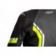 Blouson RST Axis CE cuir - noir/jaune fluo