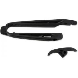 Kit patin de bras oscillant + patin de chaîne inférieur UFO noir KTM