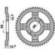 Couronne acier PBR 50 dents chaîne 428 Honda 125 CITYFLY