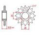 Pignon JT SPROCKETS 15 dents acier pas 525 type 704